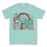 Seafoam Happy Easter Nurse Easter Day Classic Tee - HowdyJamesFarm
