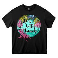 Black life is better at the beach Heavy Core Tee - JahusDesignShop