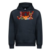 Navy joy reindeer Urban Hoodie - AdoDesignShop