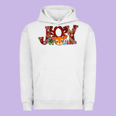 Joy Reindeer Urban Hoodie Designed By Adodesignshop