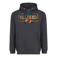 Smoke she is blesssed floral Heavyweight Hoodie - BarkalooDesign