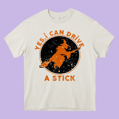 Halloween Witch Heavy Core Tee Designed By Bettercallsaul