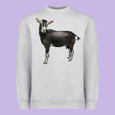 Alpine Goat Heavyweight Sweatshirt Designed By Lillyallendesigns