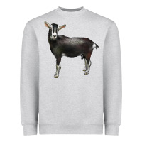 Heather Grey Alpine Goat Heavyweight Sweatshirt - LillyAllenDesigns