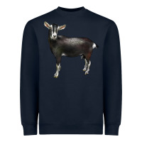 Navy Alpine Goat Heavyweight Sweatshirt - LillyAllenDesigns