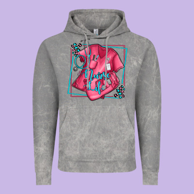 Nurse Life Olivia Vintage Hoodie Designed By Oliviacreatesart