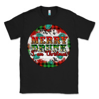 Black Merry Drunk I'am Christmas Classic Tee - Artiststas
