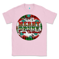 Bubblegum Pink Merry Drunk I'am Christmas Classic Tee - Artiststas