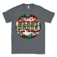 Charcoal Heather Merry Drunk I'am Christmas Classic Tee - Artiststas