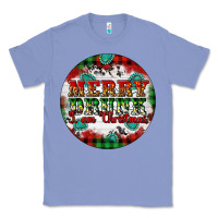 Colony Blue Merry Drunk I'am Christmas Classic Tee - Artiststas