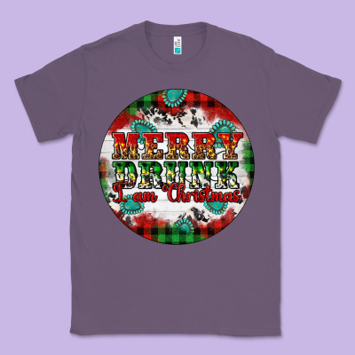 Merry Drunk I'am Christmas Classic Tee Designed By Artiststas