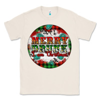 Natural Merry Drunk I'am Christmas Classic Tee - Artiststas