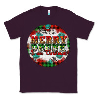 Plum Merry Drunk I'am Christmas Classic Tee - Artiststas