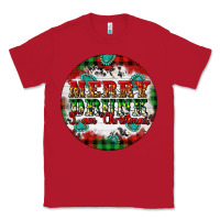 Red Merry Drunk I'am Christmas Classic Tee - Artiststas