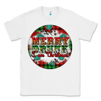 White Merry Drunk I'am Christmas Classic Tee - Artiststas