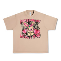 Burro Somebunny loves you Easter Day Urban Heavy Tee - CowGirlArtShop