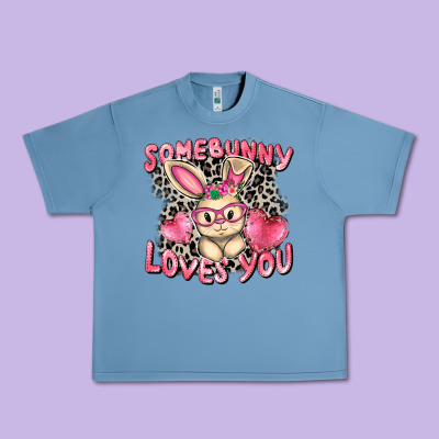 Somebunny Loves You Easter Day Urban Heavy Tee Designed By Cowgirlartshop