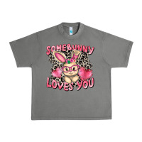 Tornado Somebunny loves you Easter Day Urban Heavy Tee - CowGirlArtShop
