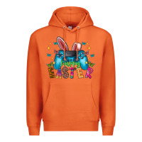 Carrot Happy Easter Gamer Premium Hoodie - CowhideDigitalArt