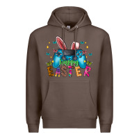 Coffee Happy Easter Gamer Premium Hoodie - CowhideDigitalArt