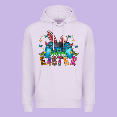 Happy Easter Gamer Premium Hoodie Designed By Cowhidedigitalart