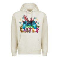Oatmeal Heather Happy Easter Gamer Premium Hoodie - CowhideDigitalArt