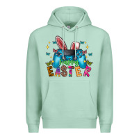Seafoam Happy Easter Gamer Premium Hoodie - CowhideDigitalArt