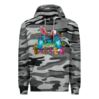 Slate Camo Happy Easter Gamer Premium Hoodie - CowhideDigitalArt