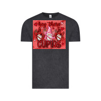 Vintage Black Hey there Cupids with gnomies tumbler Vintage Tee - HowdyJamesFarm