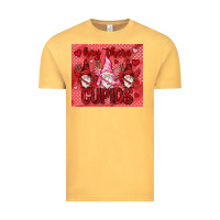 Vintage Mustard Hey there Cupids with gnomies tumbler Vintage Tee - HowdyJamesFarm
