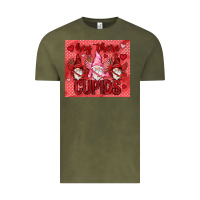 Vintage Olive Hey there Cupids with gnomies tumbler Vintage Tee - HowdyJamesFarm