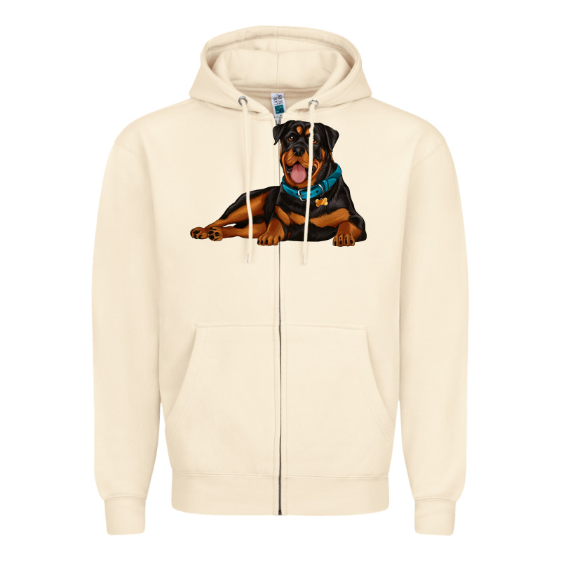Rottweiler Zipper Hoodie by Artiststas | Teevron