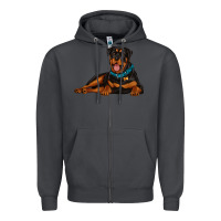 Smoke rottweiler Zipper Hoodie - Artiststas