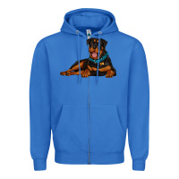 True Royal rottweiler Zipper Hoodie - Artiststas