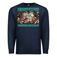 Navy western nurse stethoscope turquoise leopardes Premium Sweatshirt - BarkalooDesign