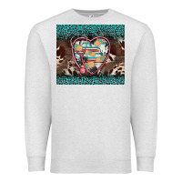 Oatmeal Heather western nurse stethoscope turquoise leopardes Premium Sweatshirt - BarkalooDesign