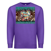 Purple western nurse stethoscope turquoise leopardes Premium Sweatshirt - BarkalooDesign