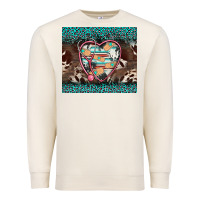 Sandshell western nurse stethoscope turquoise leopardes Premium Sweatshirt - BarkalooDesign