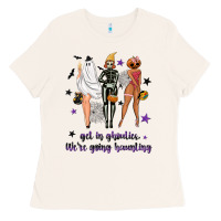 Bone Get in ghoulies were going haunting Ladies Tee - NancyCooperArtShop