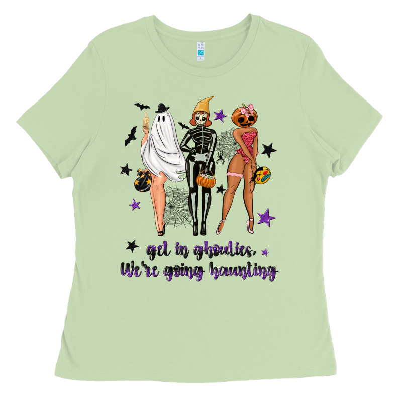 Get In Ghoulies Were Going Haunting Ladies Tee by NancyCooperArtShop | Teevron