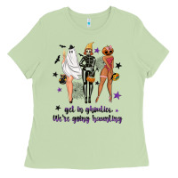 Matcha Get in ghoulies were going haunting Ladies Tee - NancyCooperArtShop