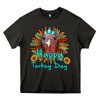 Asphalt happy turkey day sunflower Heavy Core Tee - RanaPortraitStore