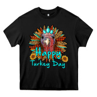 Black happy turkey day sunflower Heavy Core Tee - RanaPortraitStore