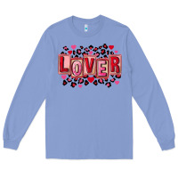 Colony Blue Valentine's Day lover Long Sleeve Tee - FaDigitalArtStudio