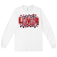 White Valentine's Day lover Long Sleeve Tee - FaDigitalArtStudio