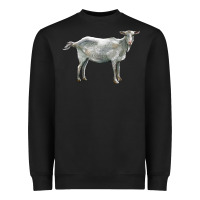 Black saanen goat Heavyweight Sweatshirt - LillyAllenDesigns