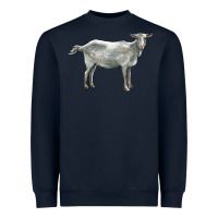 Navy saanen goat Heavyweight Sweatshirt - LillyAllenDesigns