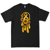 Black childhood cancer awareness dreamcatcher Premium Tee - Jasminsmagicworld