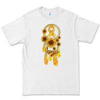 White childhood cancer awareness dreamcatcher Premium Tee - Jasminsmagicworld