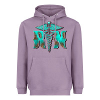 Lavender registered medical symbol nurse Heavyweight Hoodie - BarkalooDesign